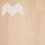 Паркет Елка Французская Lab Arte Chevron Дуб Селект Лана лак 600/510х90х14/3/45°
