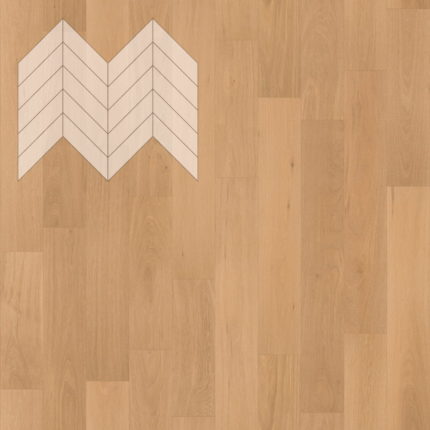 Паркет Елка Французская Lab Arte Chevron Дуб Рустик Флора лак 600/475х125х14/3/45°