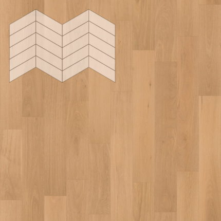 Паркет Елка Французская Lab Arte Chevron Дуб Рустик Флора лак 400/337х110х14/3/60°