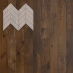 Паркет Елка Французская Lab Arte Chevron Дуб Рустик Коньяк лак 600/450х150х14/3/45°