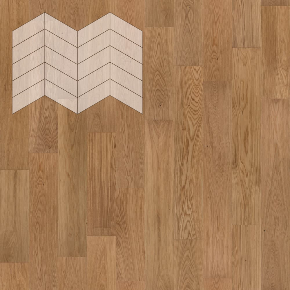 6qfllrokw29jcwqhepn5svw21reyde5t Паркет Елка Французская Lab Arte Chevron Дуб Натур Прозрачное масло 400/328х125х14/3/60° — изображение 1