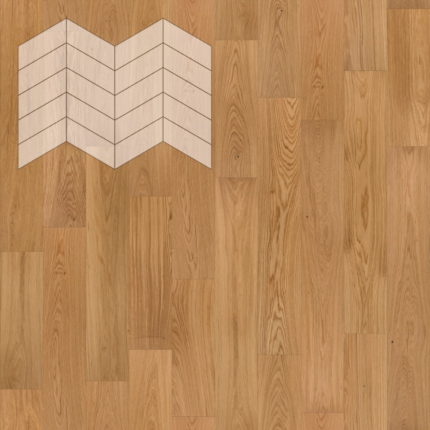 Паркет Елка Французская Lab Arte Chevron Дуб Рустик Прозрачное масло 400/328х125х14/3/60°