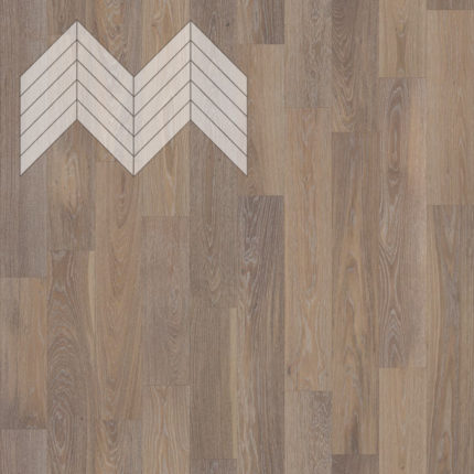 Паркет Елка Французская Lab Arte Chevron Дуб Селект Деликат лак 600/510х90х14/3/45°