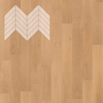 Паркет Елка Французская Lab Arte Chevron Дуб Рустик Флора лак 600/490х110х14/3/45°