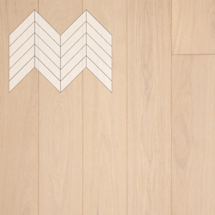 Паркет Елка Французская Lab Arte Chevron Дуб Рустик Лана лак 600/490х110х14/3/45°