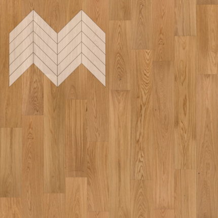 Паркет Елка Французская Lab Arte Chevron Дуб Селект лак 600/490х110х14/3/45°