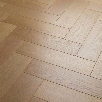 Паркет Елка Английская Royal Parket 400х110х13мм Дуб Натур Фаро лак