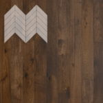 Паркет Елка Французская Lab Arte Chevron Дуб Селект Коньяк лак 600/475х125х14/3/45°