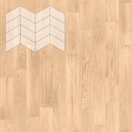 Паркет Елка Французская Lab Arte Chevron Дуб Рустик Блонд лак 400/313х150х14/3/60°