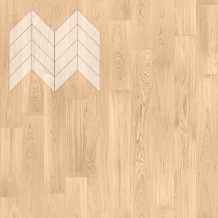 Паркет Елка Французская Lab Arte Chevron Дуб Рустик Блонд лак 600/450х150х14/3/45°