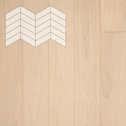 Паркет Елка Французская Lab Arte Chevron Дуб Рустик Лана лак 400/337х110х14/3/60°