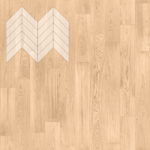 Паркет Елка Французская Lab Arte Chevron Дуб Селект Блонд лак 600/475х125х14/3/45°